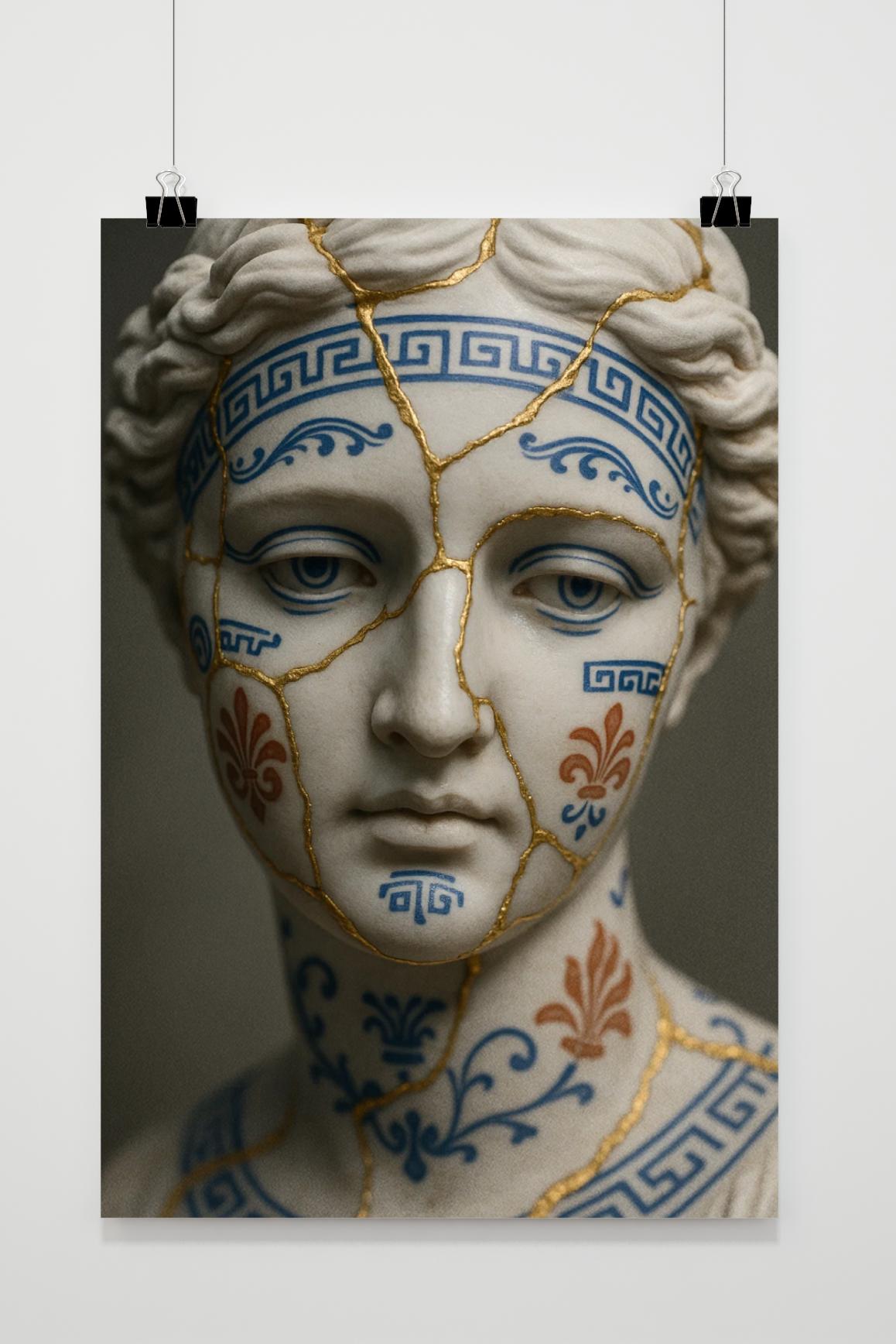 Greek Sculpture Symbolic poster by 25 Artstreet