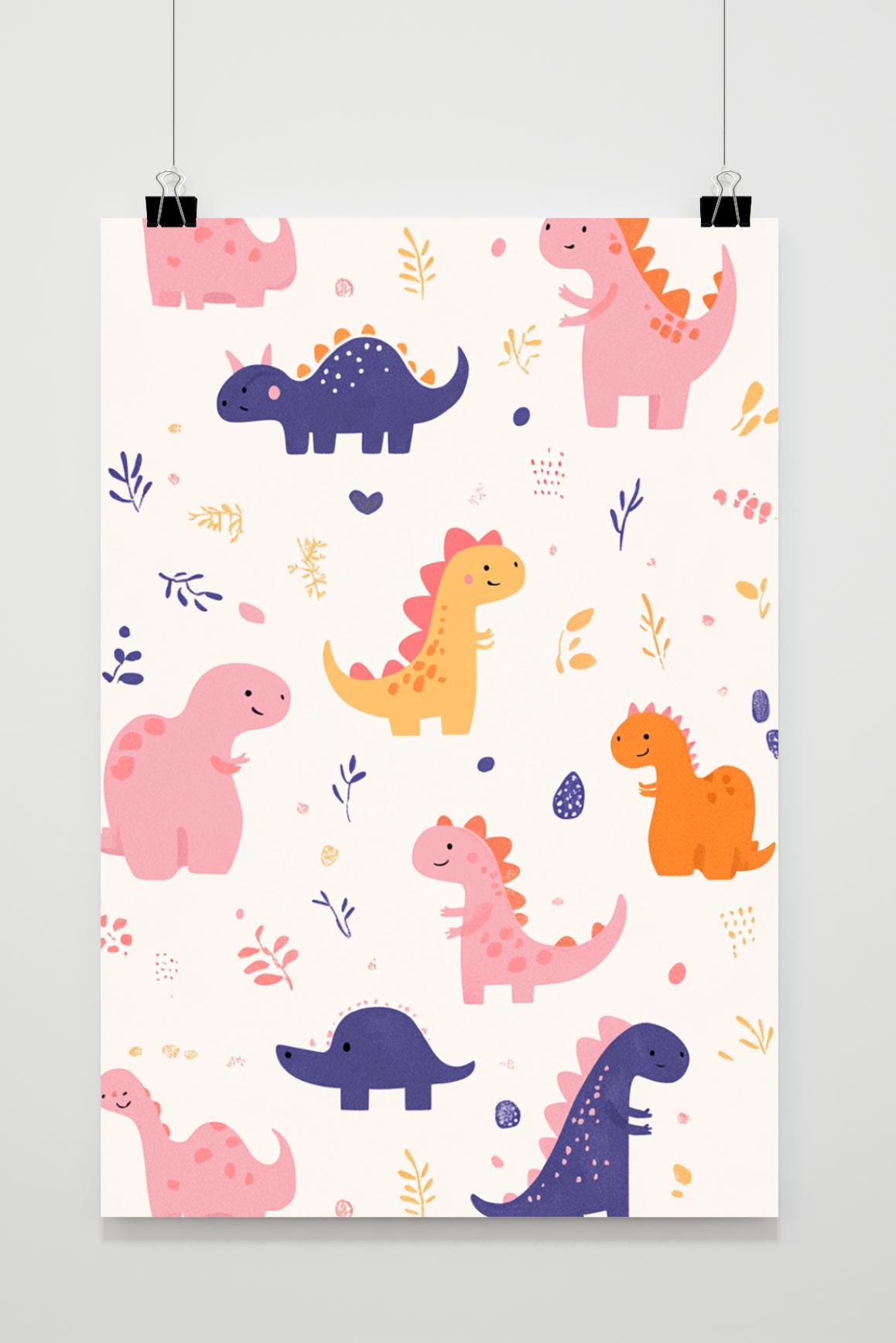 Affiche Dinosaures de 25 Artstreet