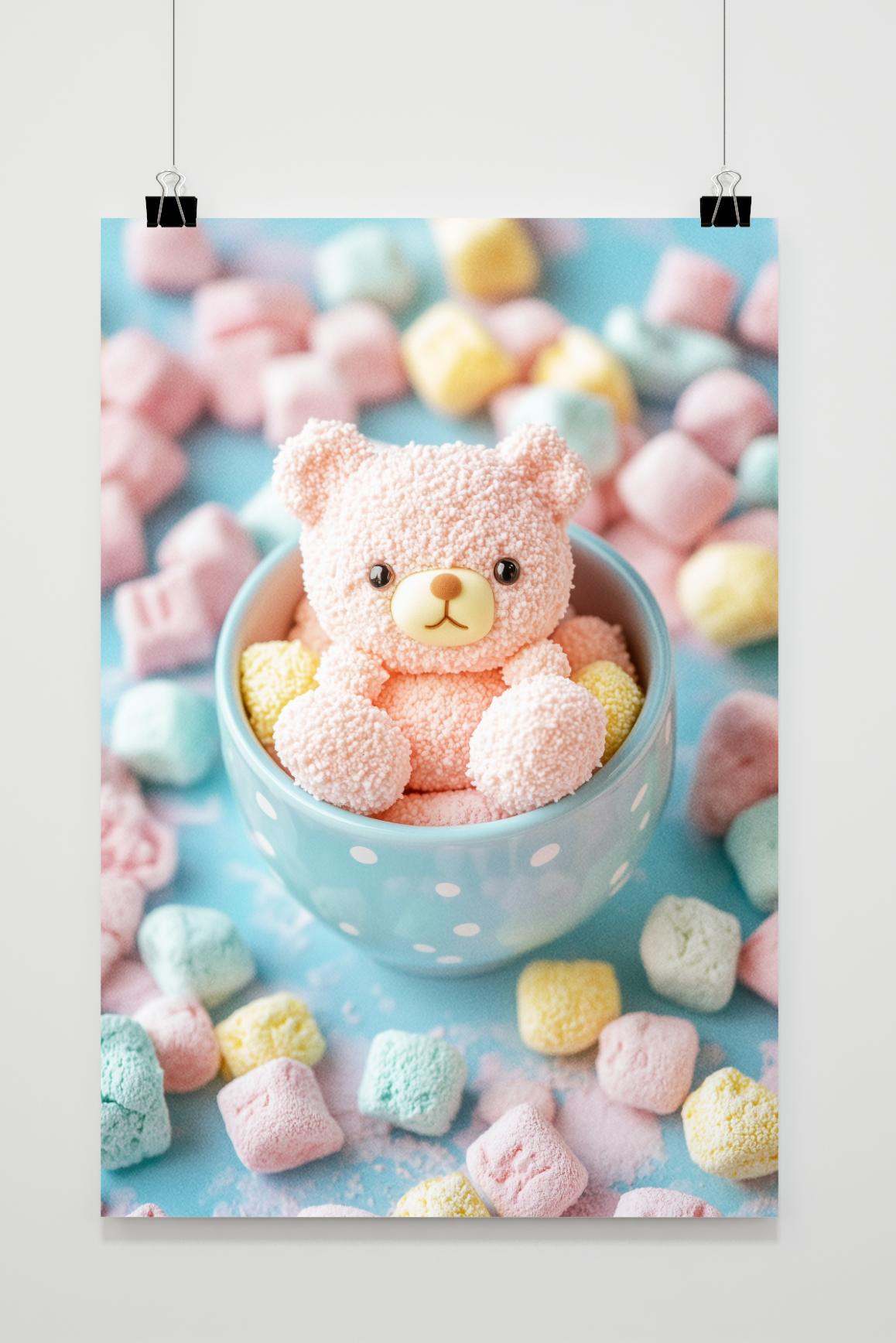 Affiche Beer Marshmallow de 25 Artstreet