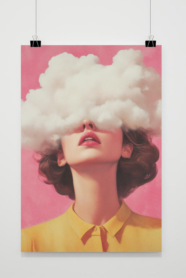 Mädchen Wolken Poster