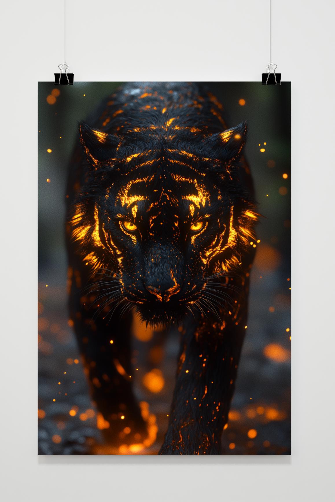 Affiche Tigre de 25 Artstreet