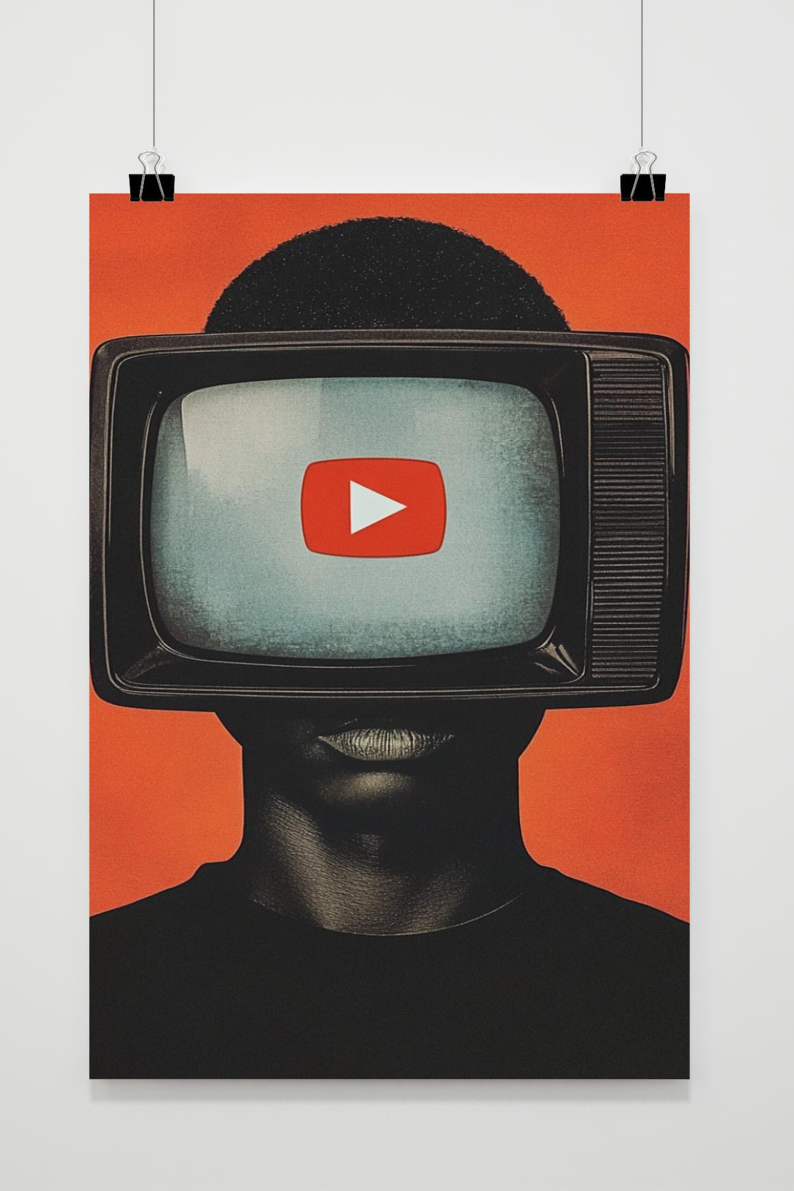 Affiche Youtube Garçon de 25 Artstreet