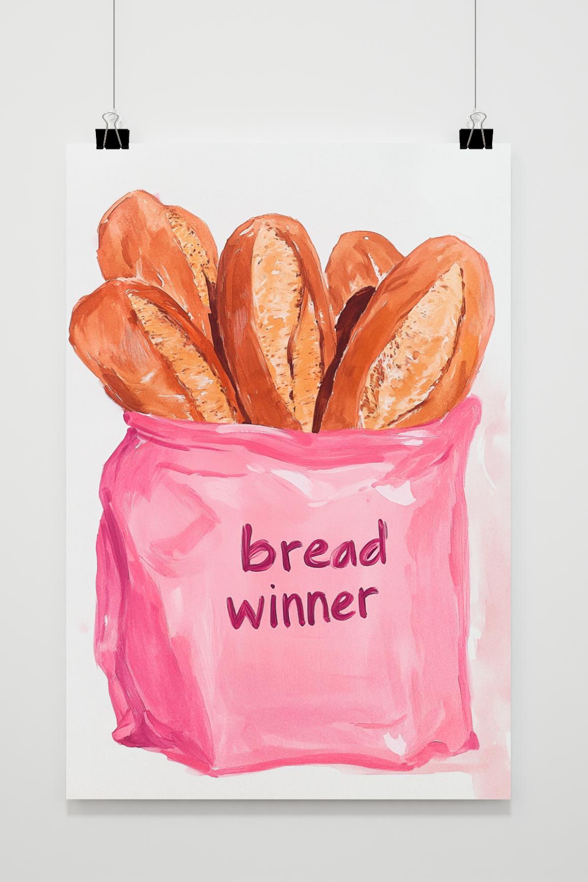 Affiche Bread Winner de 25 Artstreet