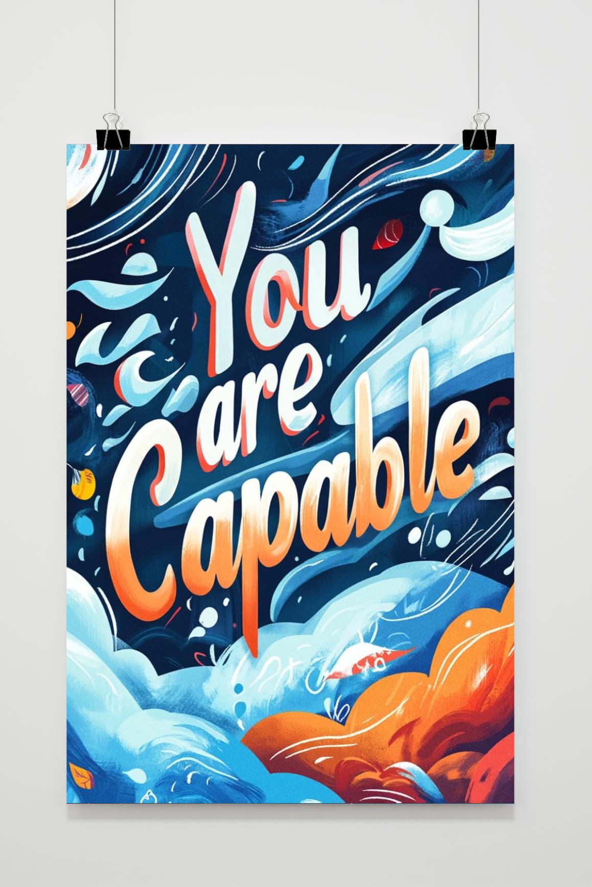 Affiche You are Capable de 25 Artstreet