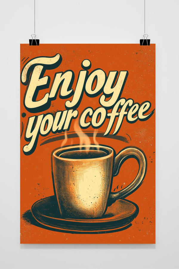 Affiche Enjoy your Coffee