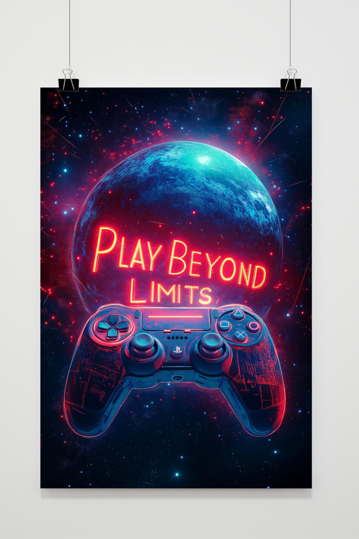 Póster Play Beyond Limits de 25 Artstreet