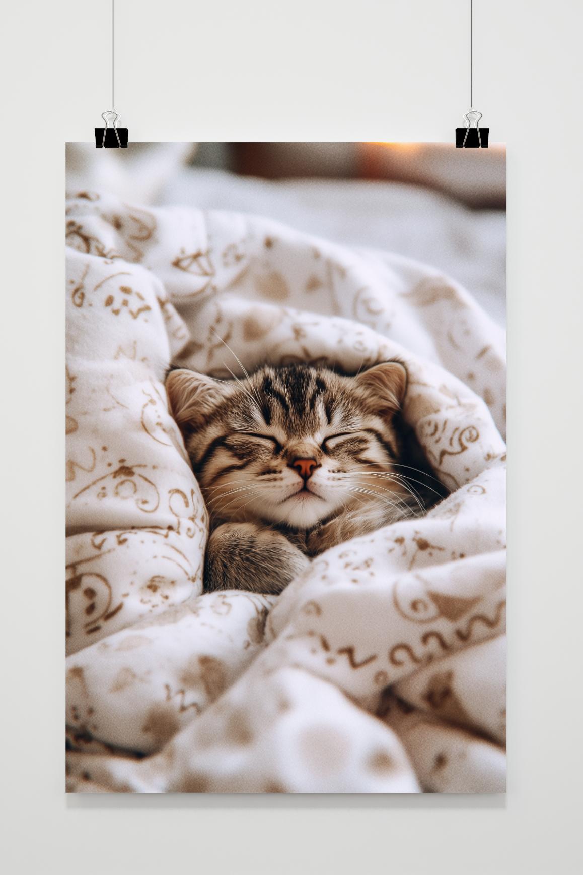 Affiche Petit Chaton Mignon de 25 Artstreet