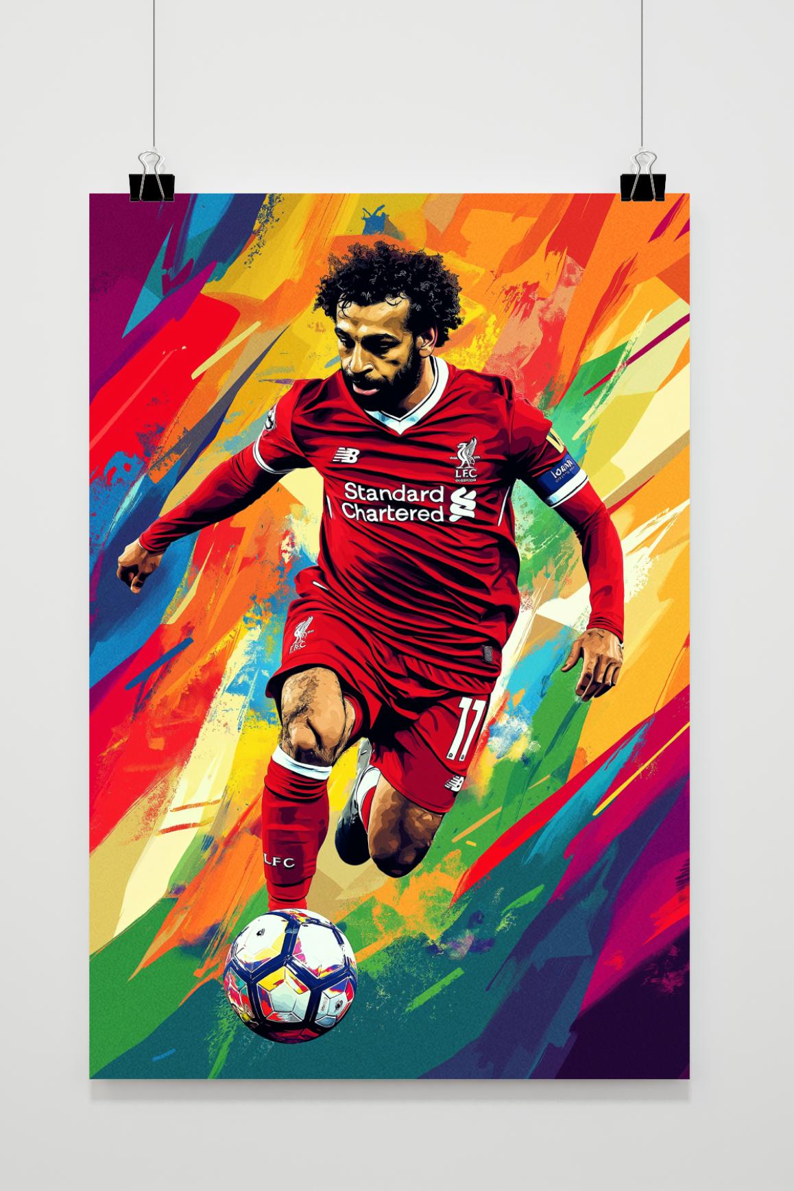 Affiche Mohamed Salah de 25 Artstreet