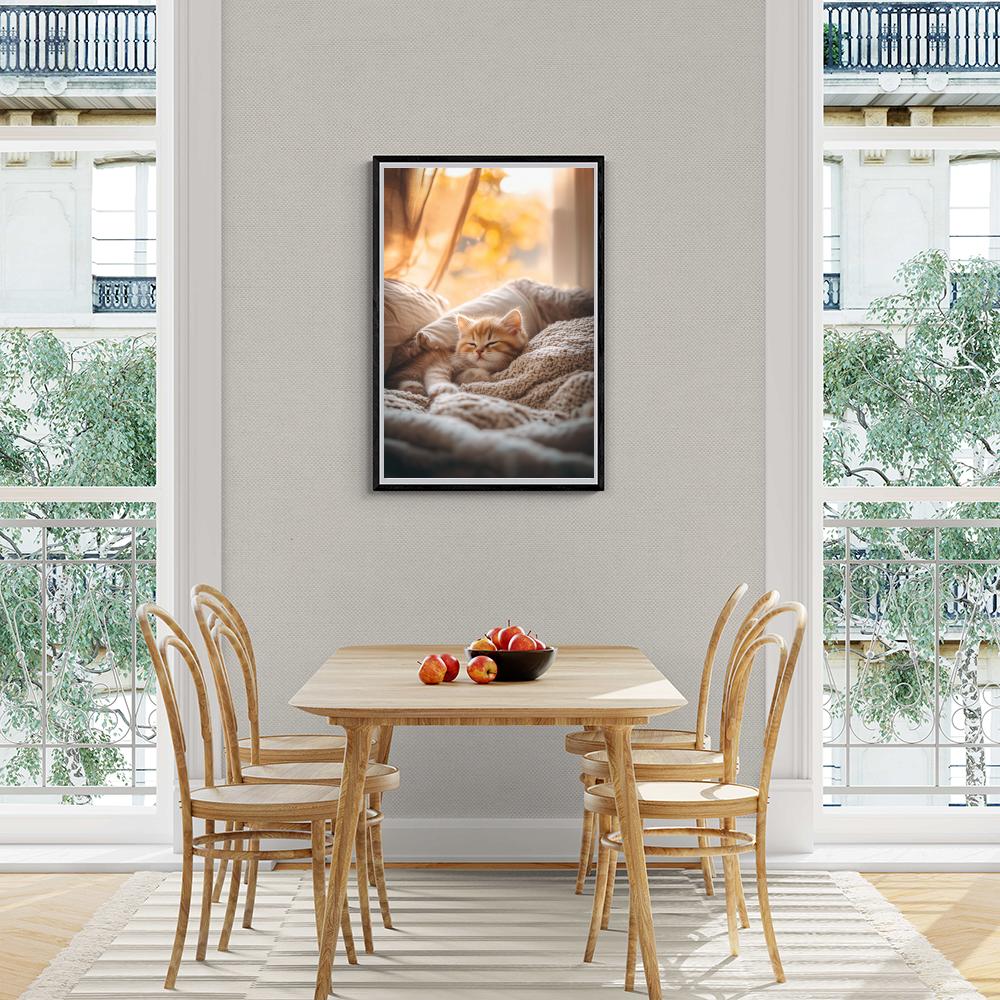 Petit Chat Mignon dans un intérieur