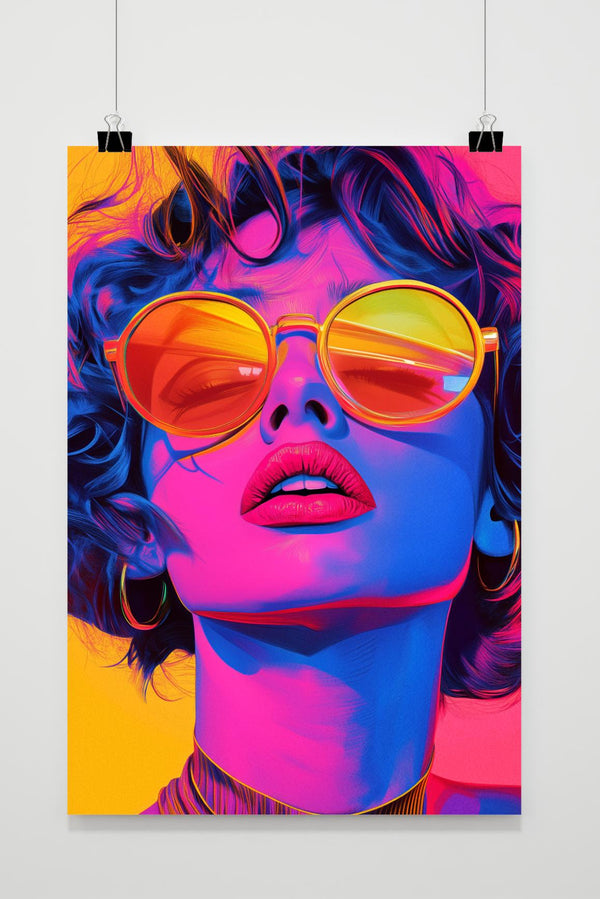 Póster Gafas de Sol Pop Art