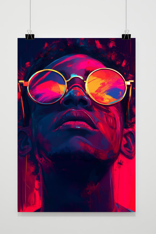 Jongen Zonnebril poster