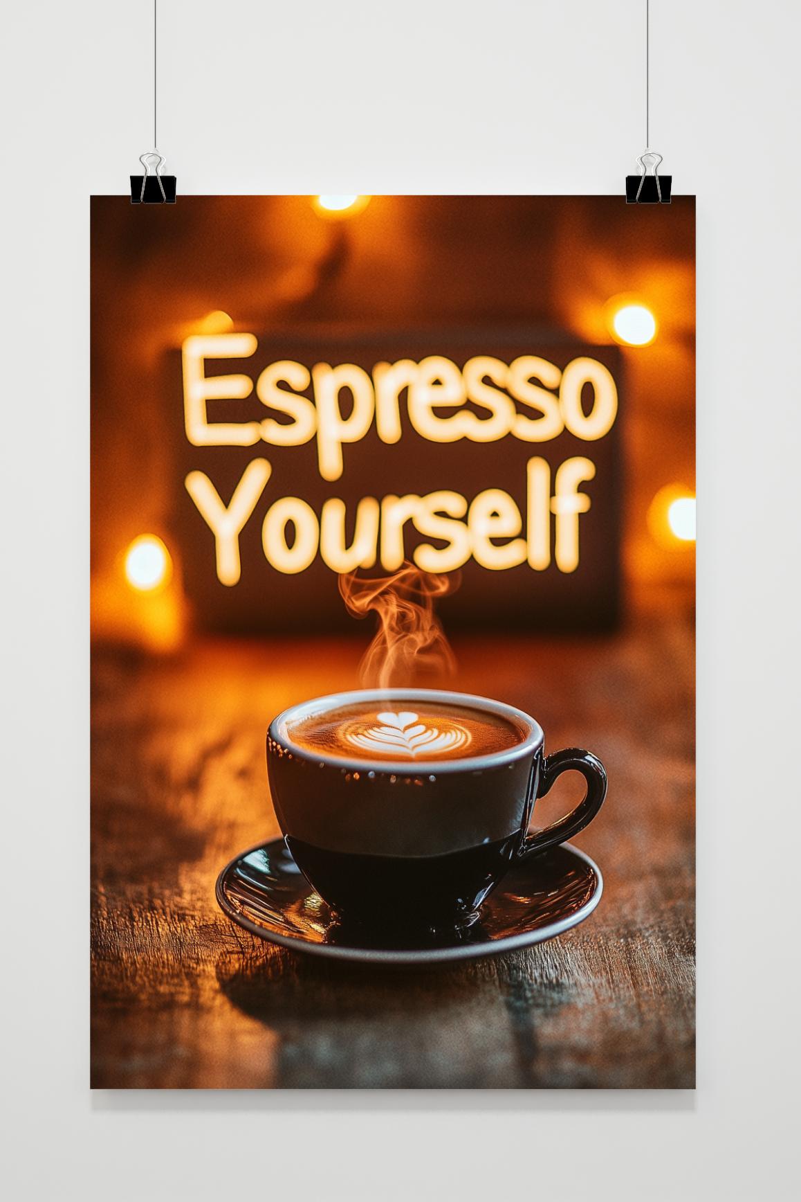 Affiche Espresso Yourself de 25 Artstreet