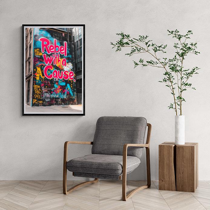 Rebel with a Cause dans un intérieur