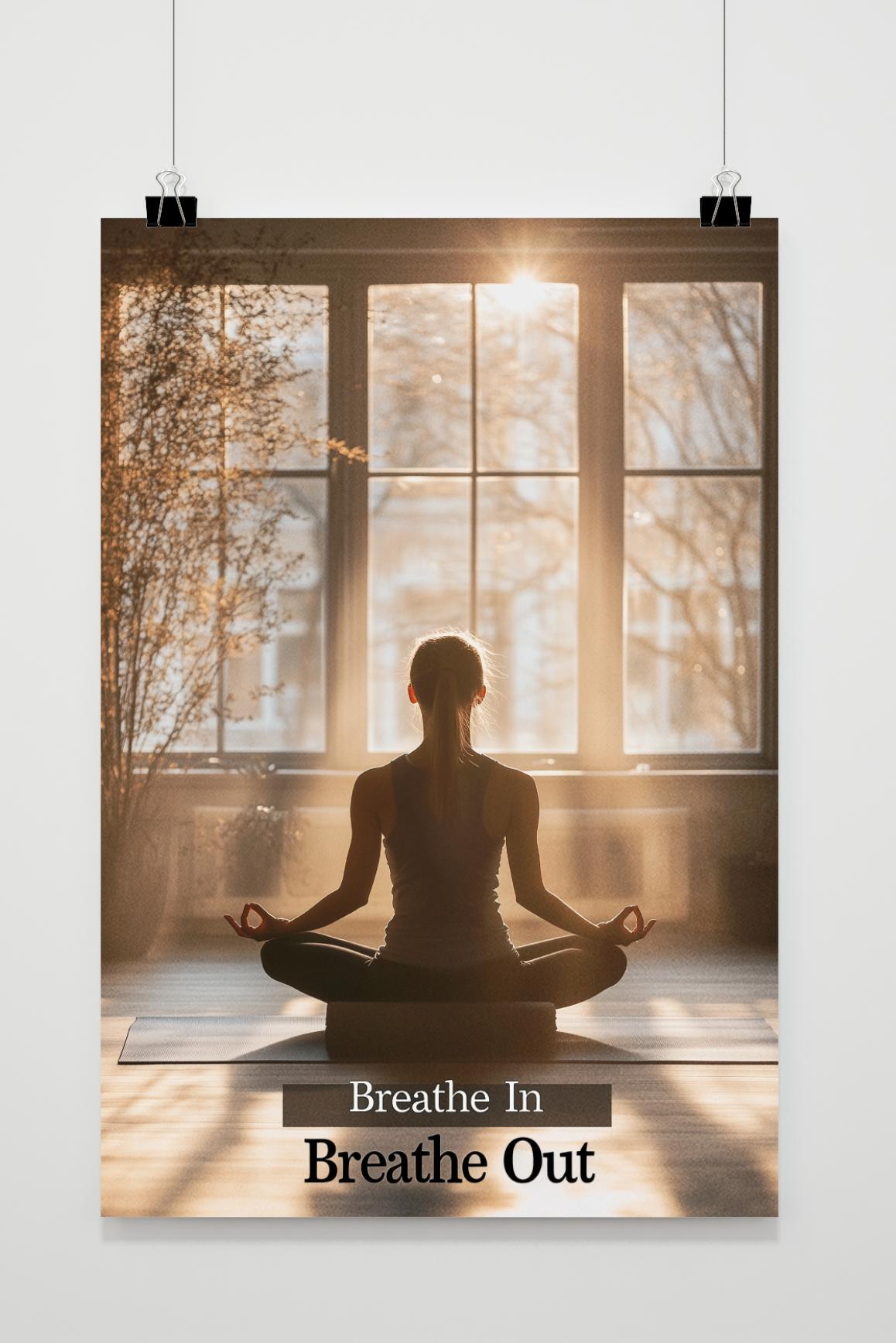 Affiche Breathe In Breathe Out de 25 Artstreet