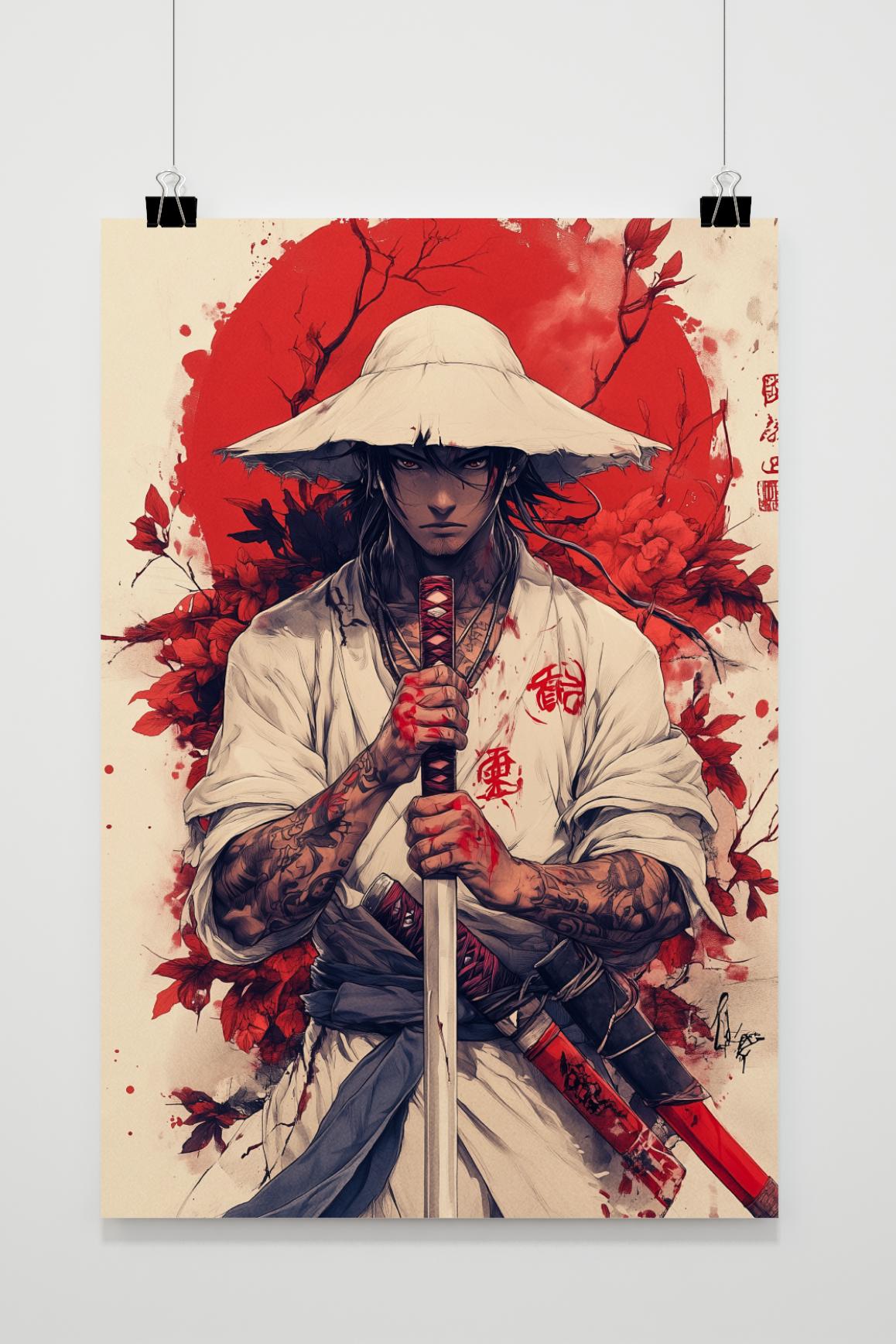 Affiche Samouraï de 25 Artstreet
