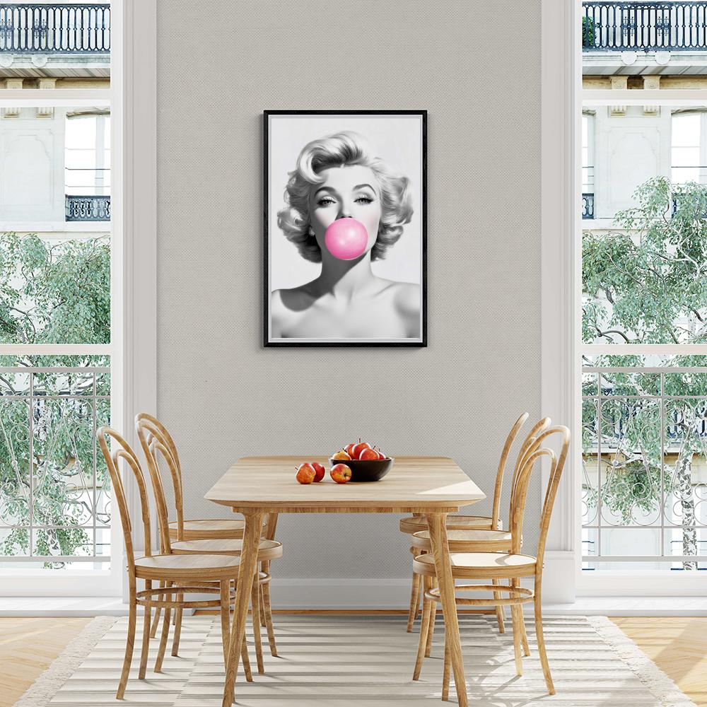 Chewing-Gum Vintage dans un intérieur