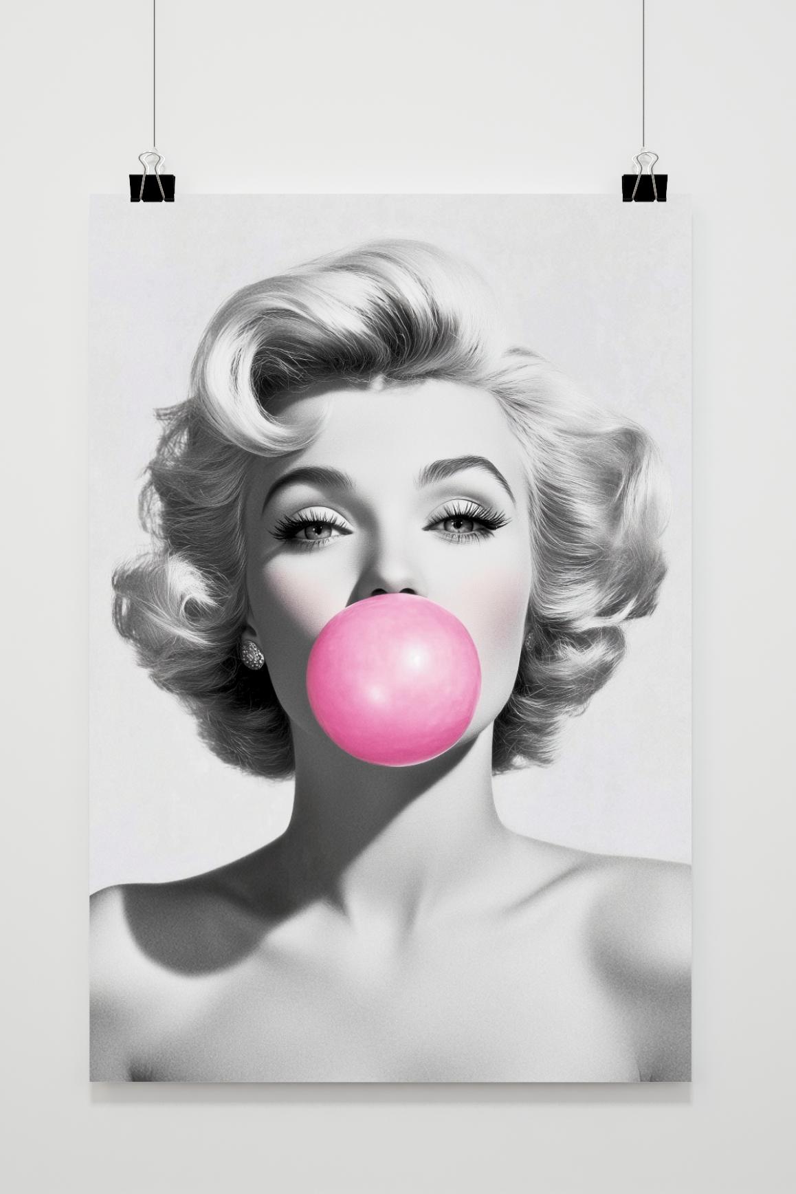 Affiche Chewing-Gum Vintage de 25 Artstreet