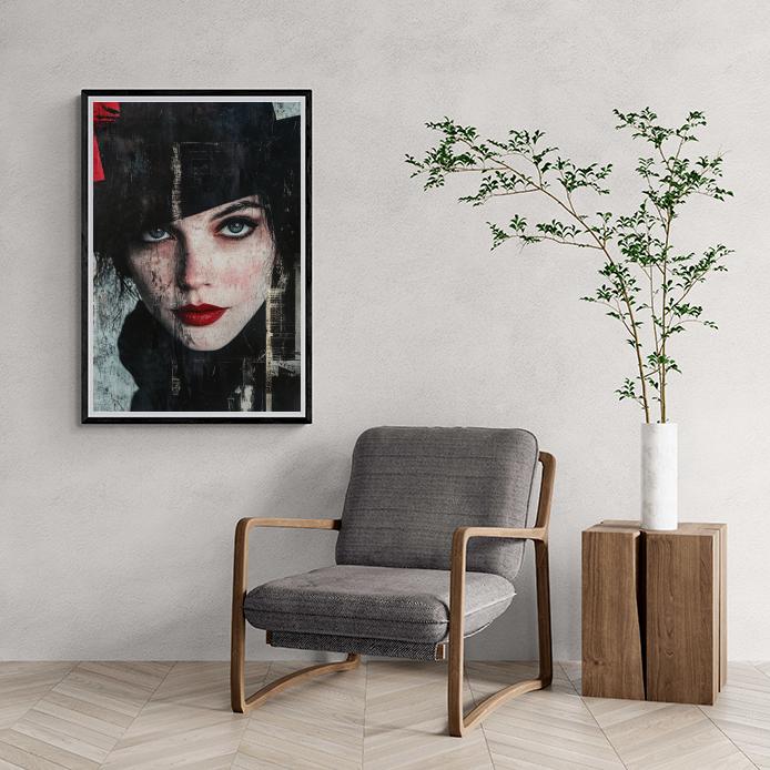 Portrait Féminin dans un intérieur