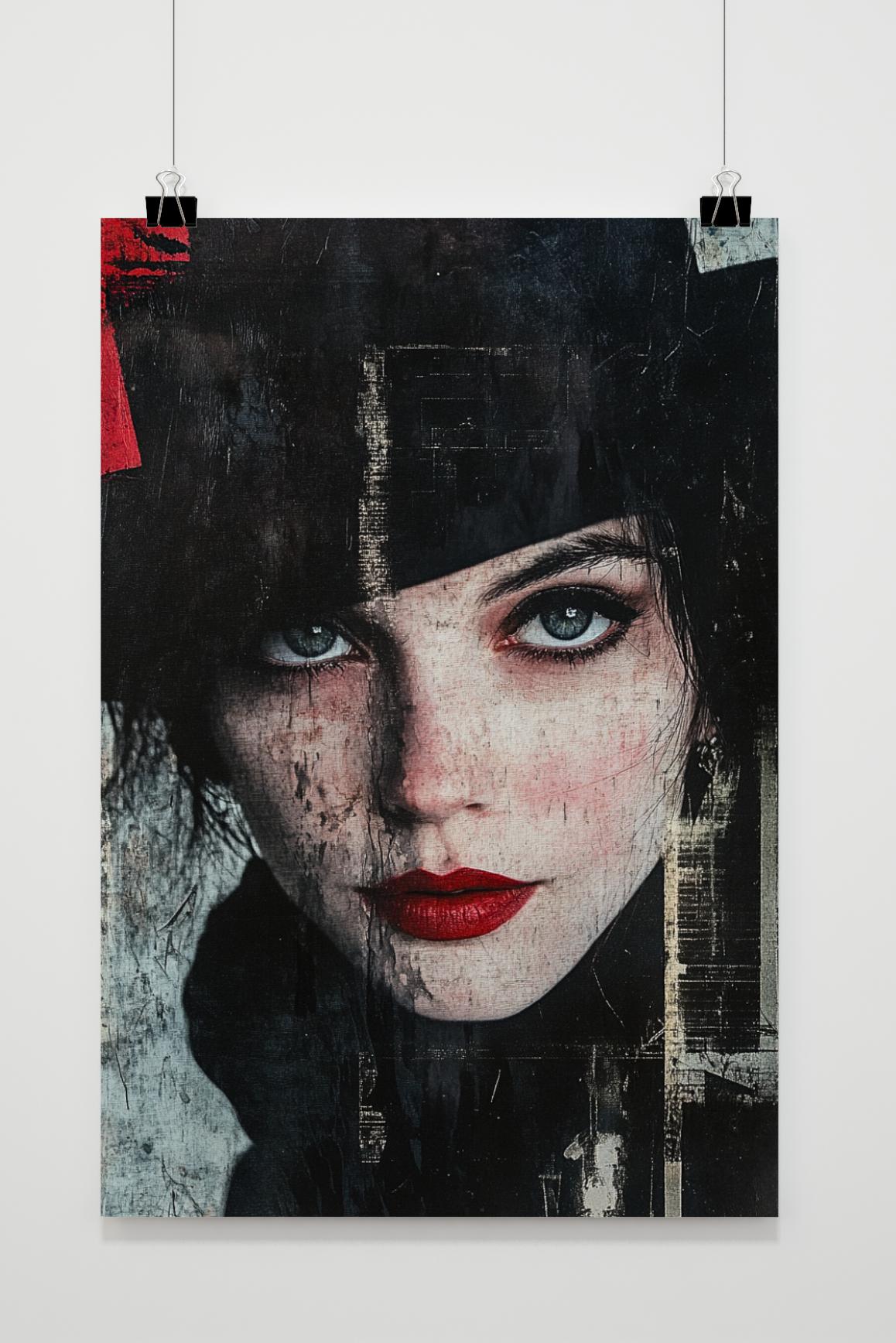 Affiche Portrait Féminin de 25 Artstreet