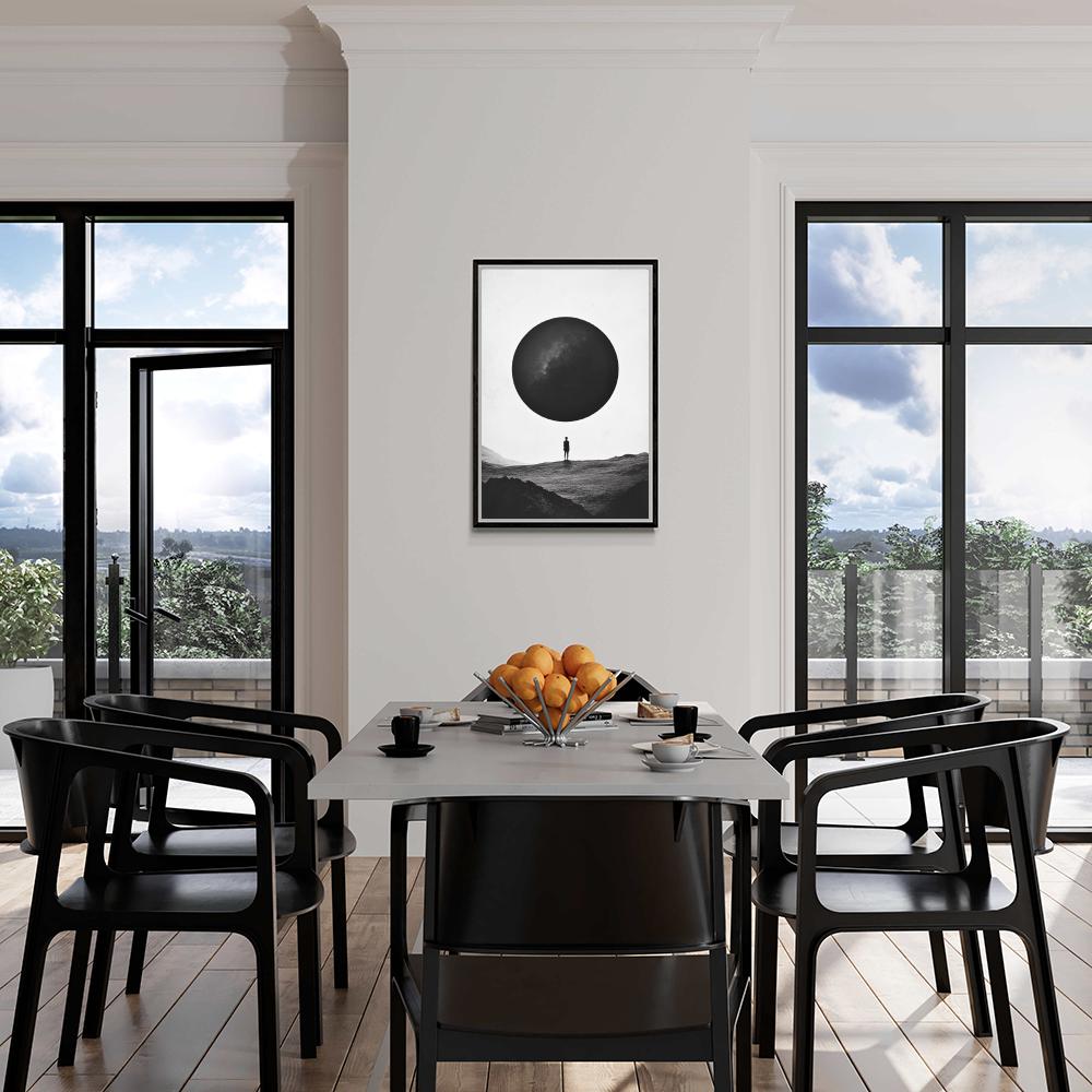 Cercle Minimaliste dans un intérieur