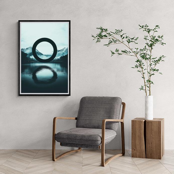 Cercle en Mer dans un intérieur