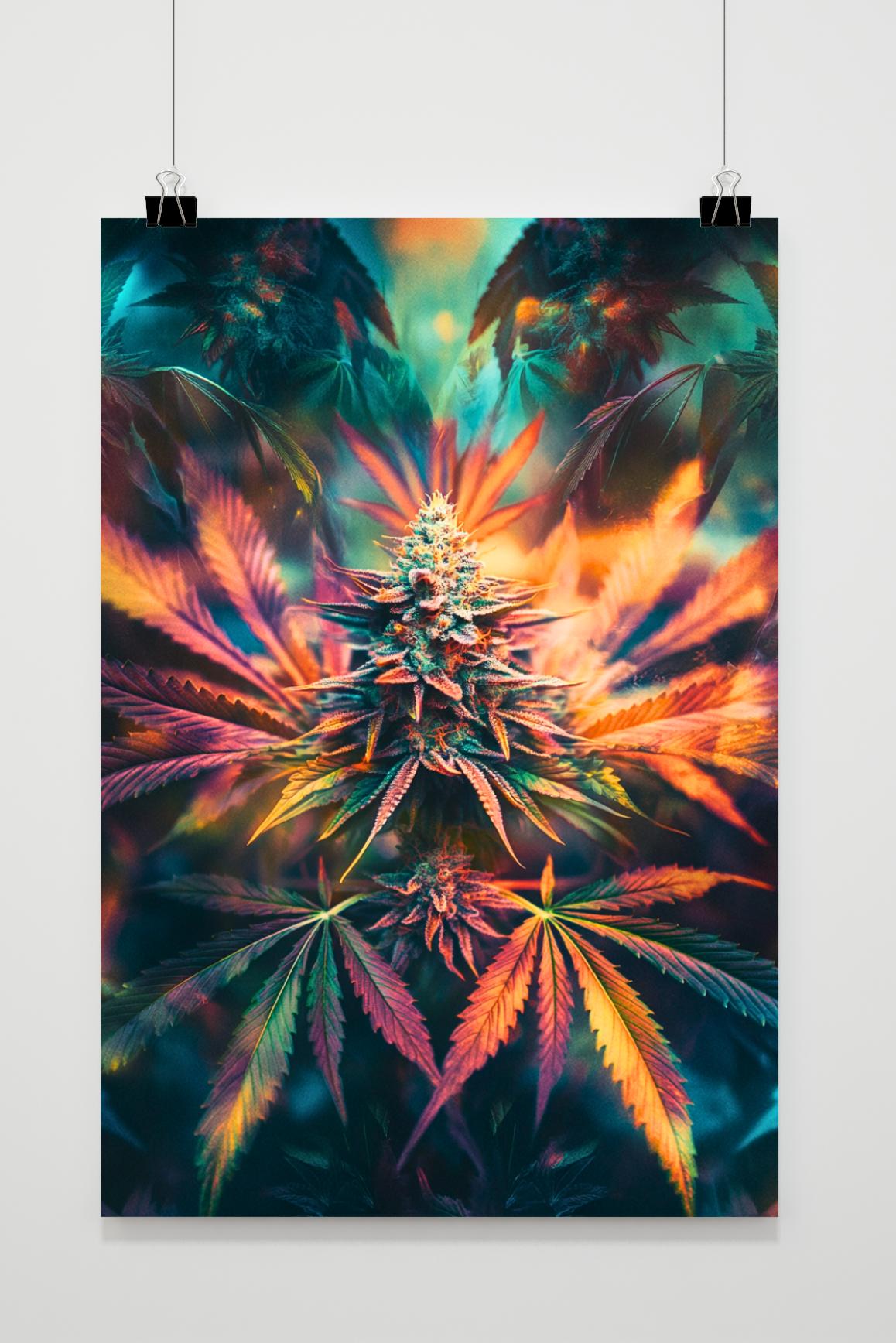 Affiche Cannabisplant de 25 Artstreet