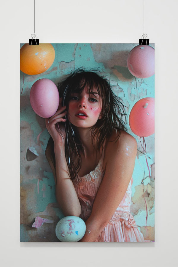 Ballonmeisje poster