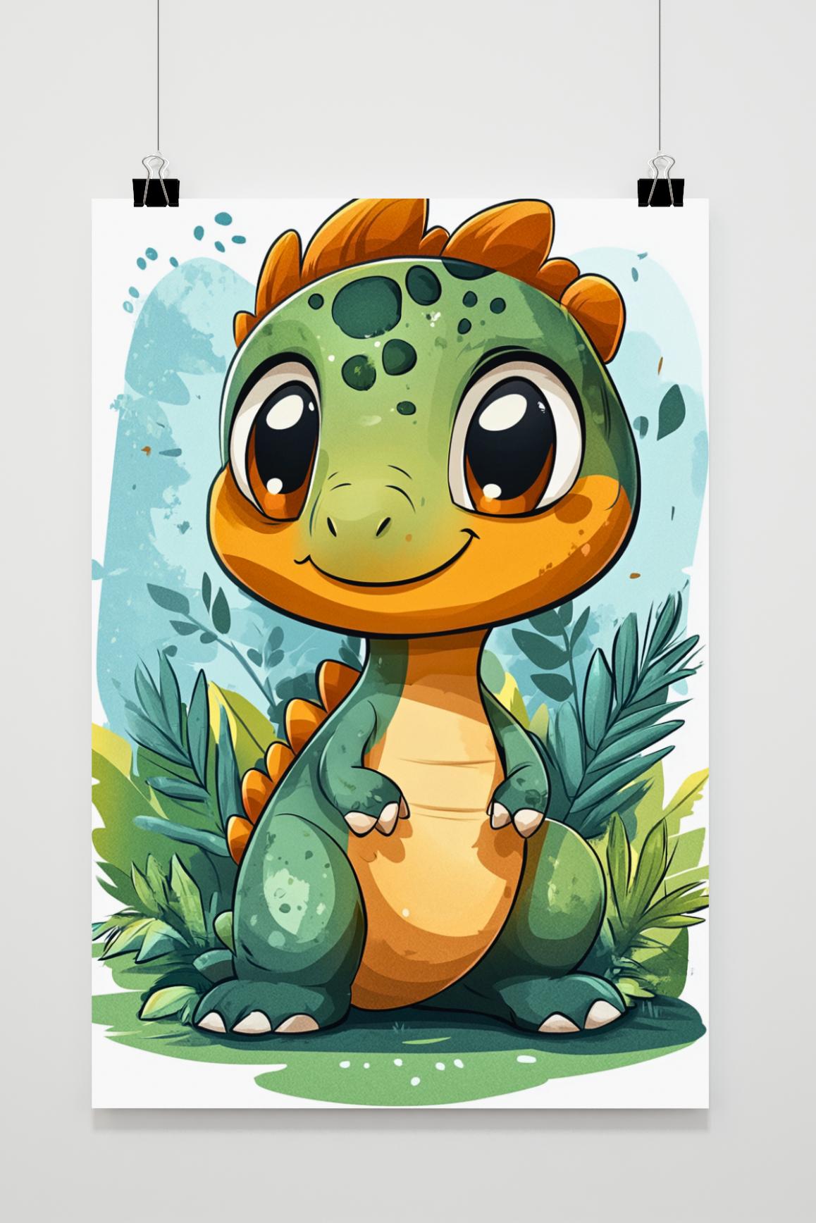 Affiche Baby Draak de 25 Artstreet