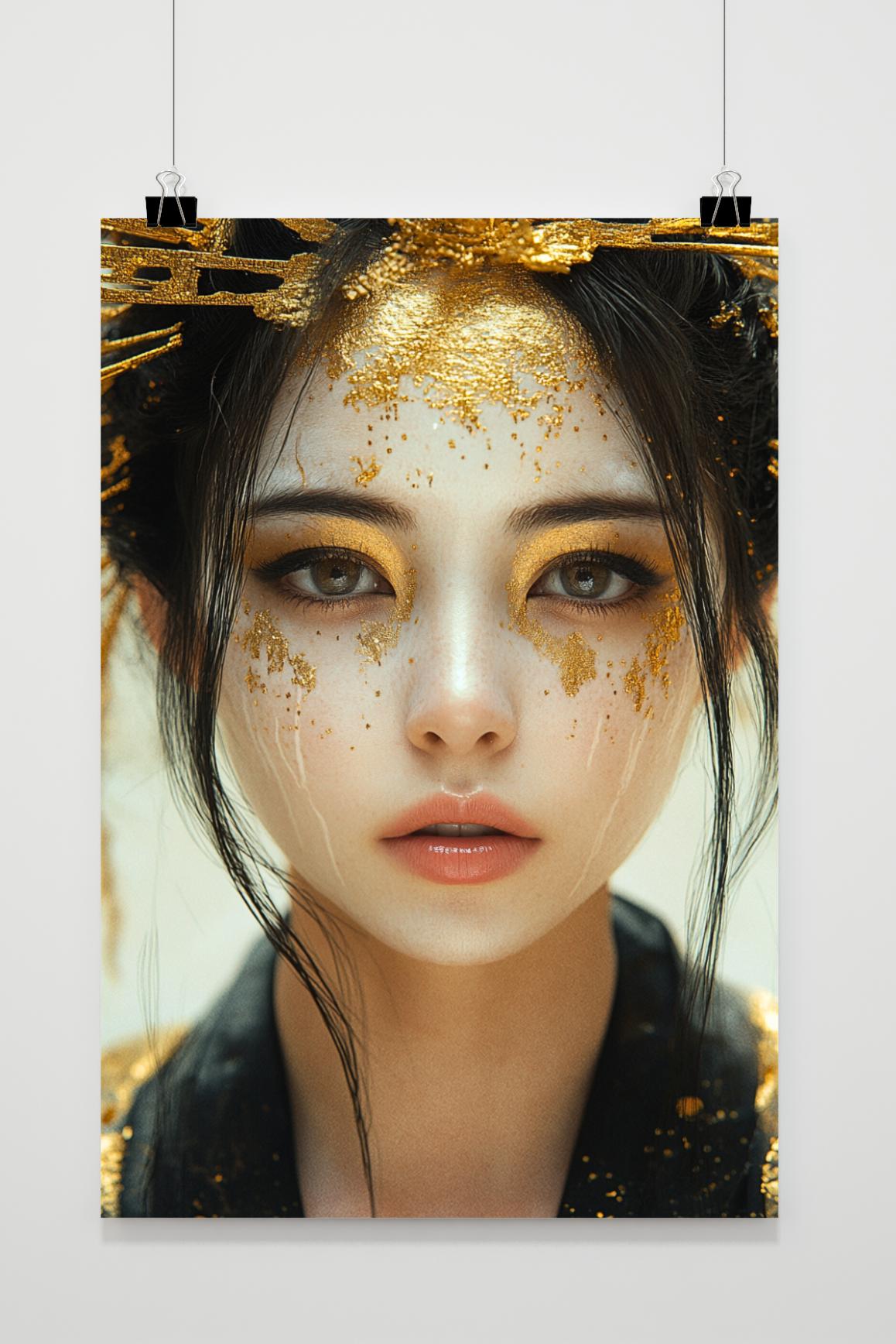 Póster Chica Oriental de 25 Artstreet