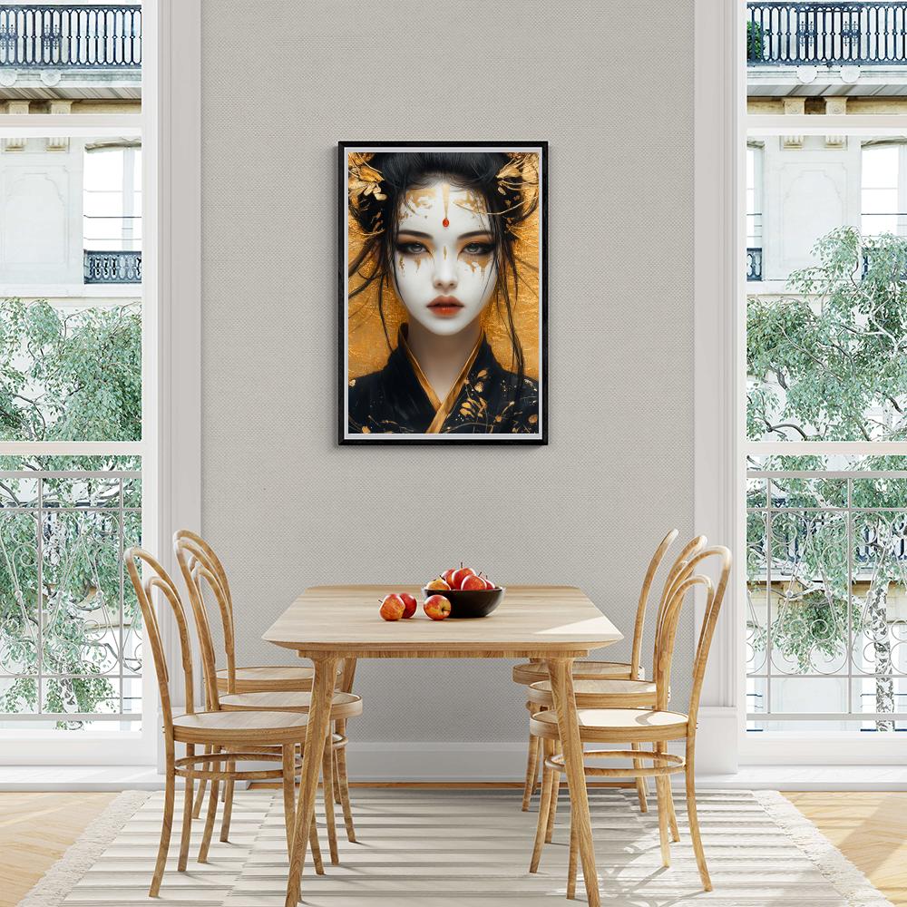 Portrait Oriental dans un intérieur
