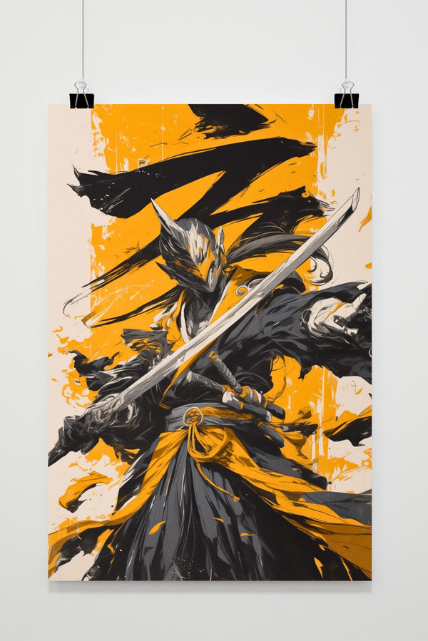 Póster Ninja Sci-Fi