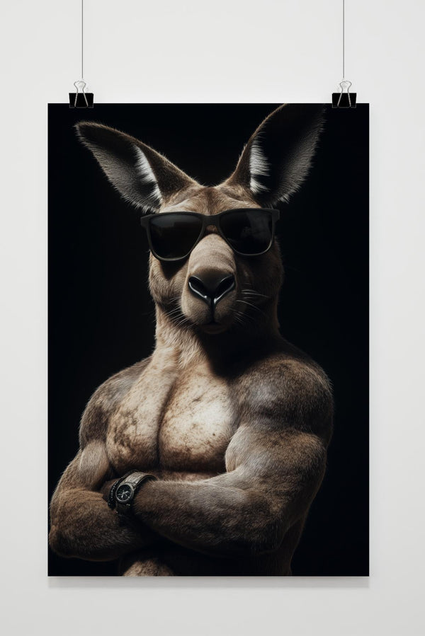 Muscular Kangaroo poster