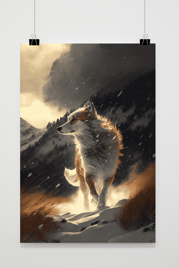Póster Zorro Animal de 25 Artstreet