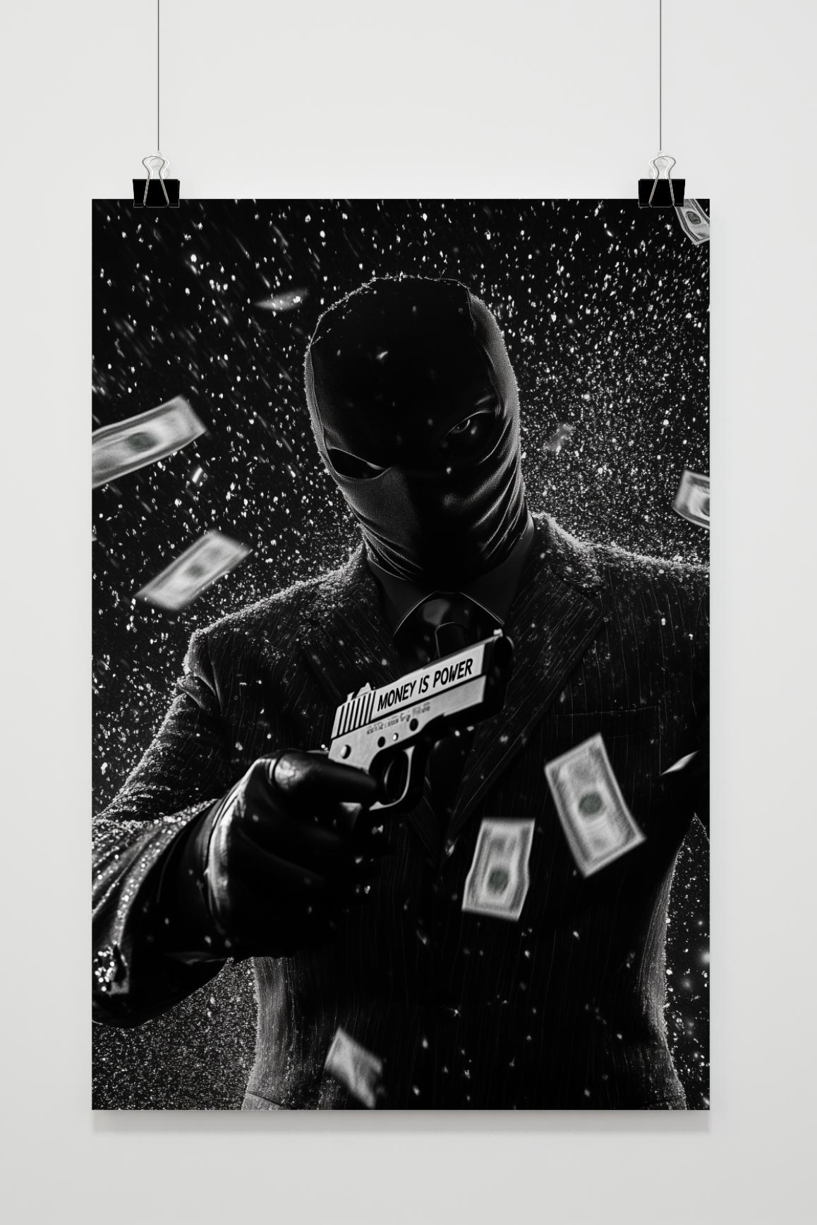 Affiche Money is Power de 25 Artstreet