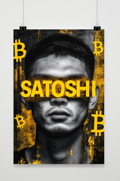 Affiche Satoshi Bitcoin