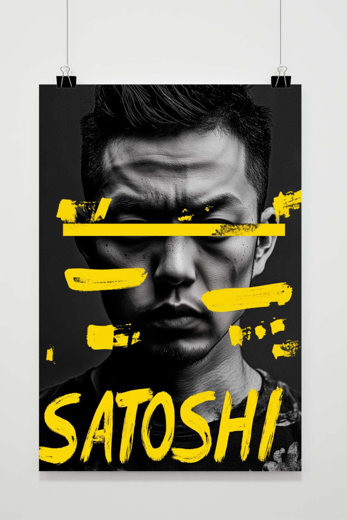 Affiche Satoshi de 25 Artstreet