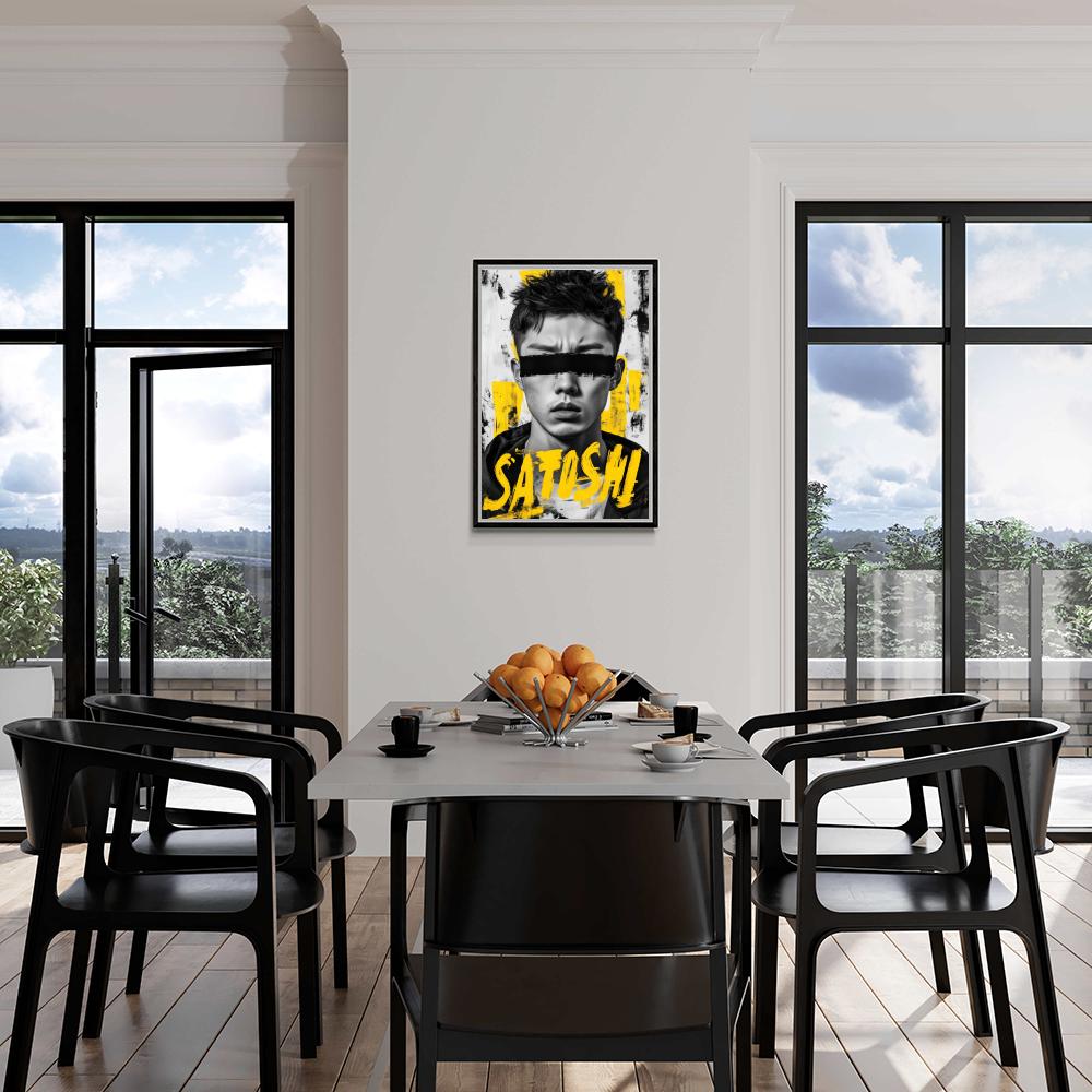 Satoshi Punk dans un intérieur