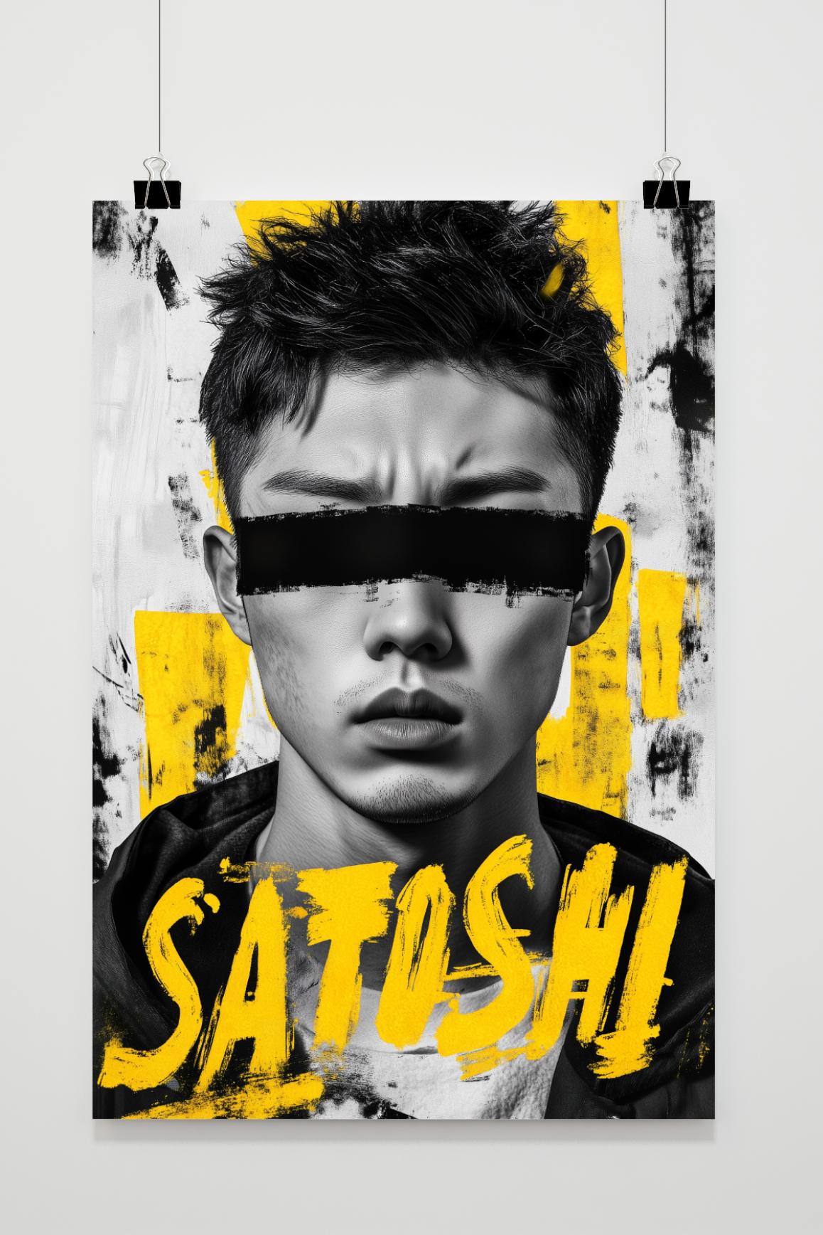 Affiche Satoshi Punk de 25 Artstreet
