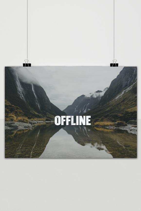 Offline Bergen poster