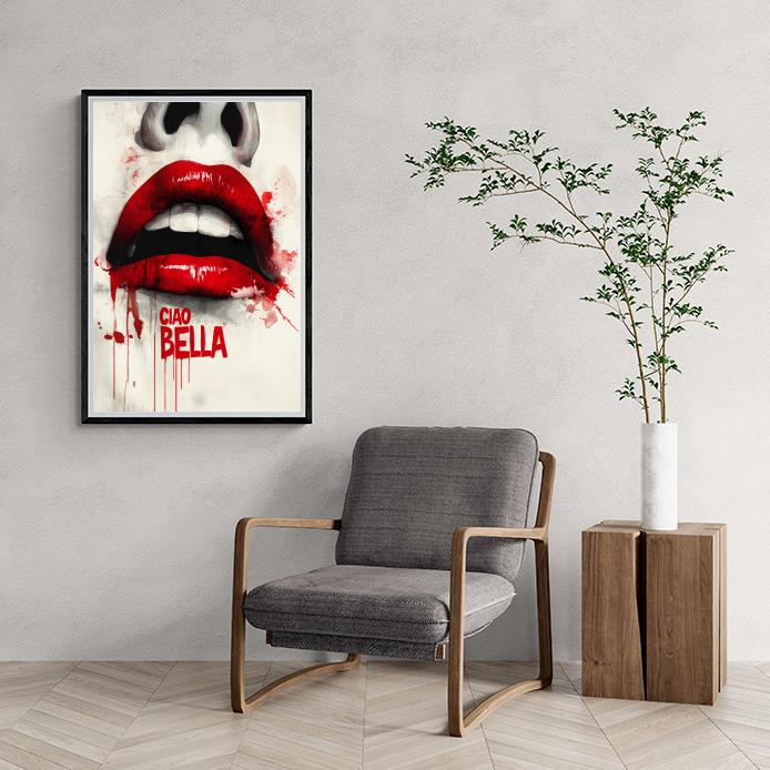 Ciao Bella Lèvres dans un intérieur