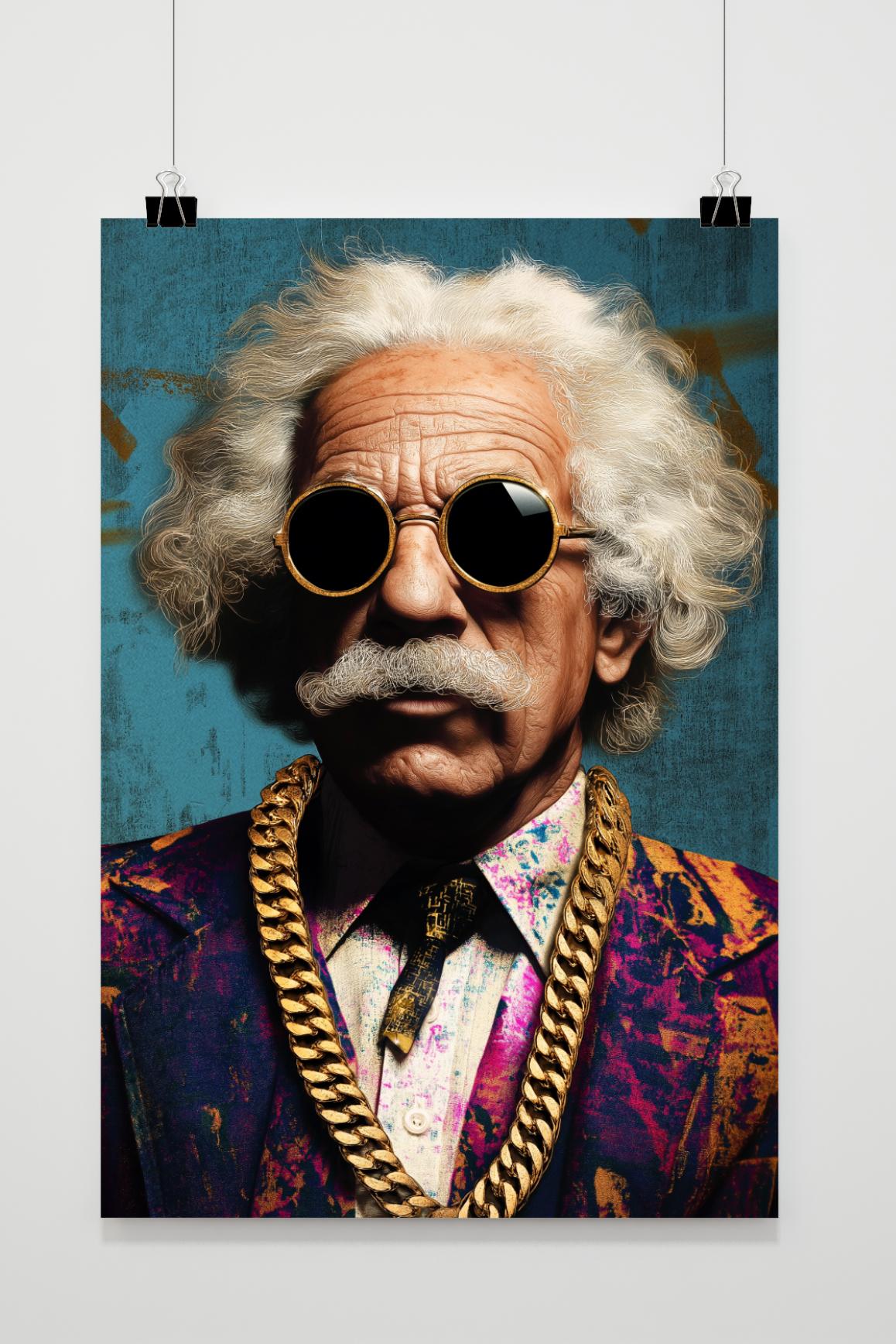 Affiche Einstein Gangster de 25 Artstreet