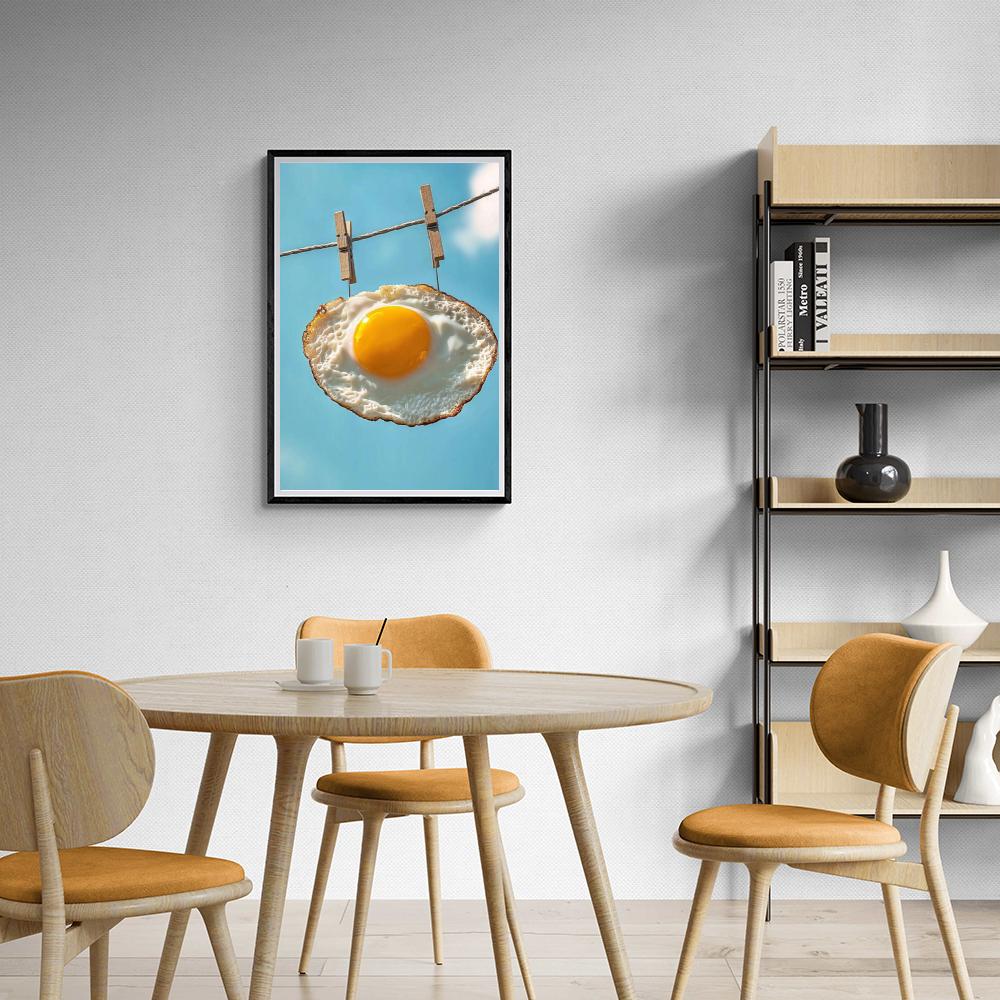 Œuf au Plat dans un intérieur
