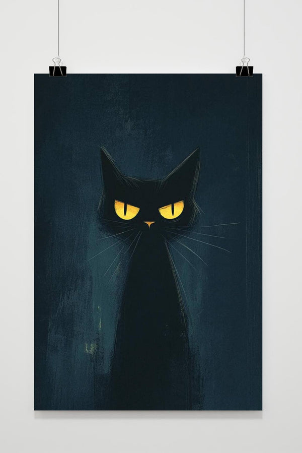 Katze Aquarell Poster