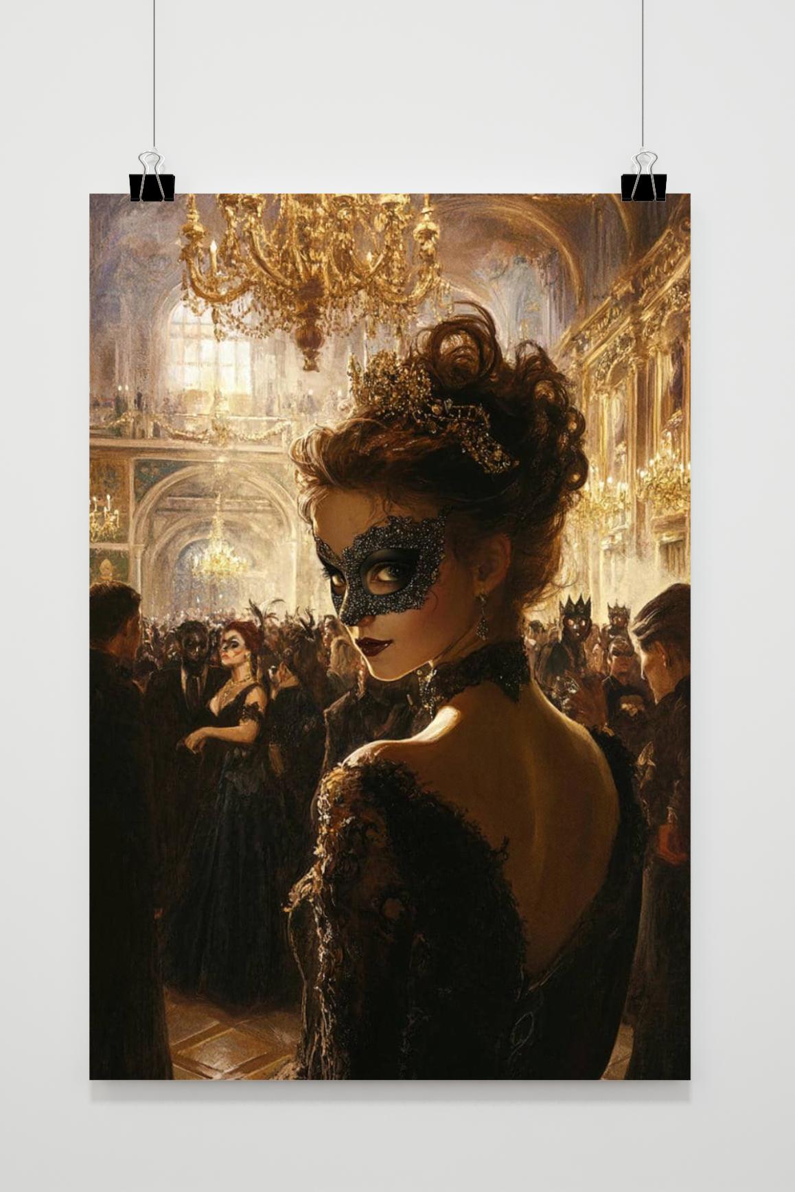 Affiche Maskeradebal de 25 Artstreet