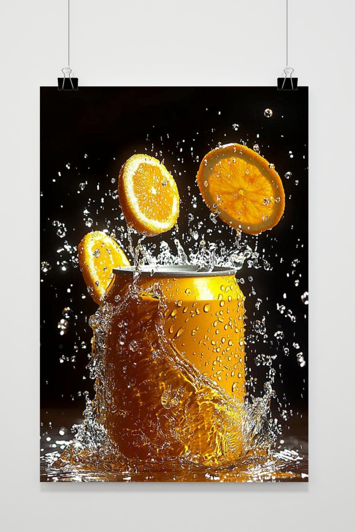 Affiche Soda à l'Orange de 25 Artstreet