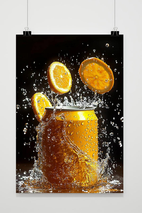 Affiche Soda à l'Orange