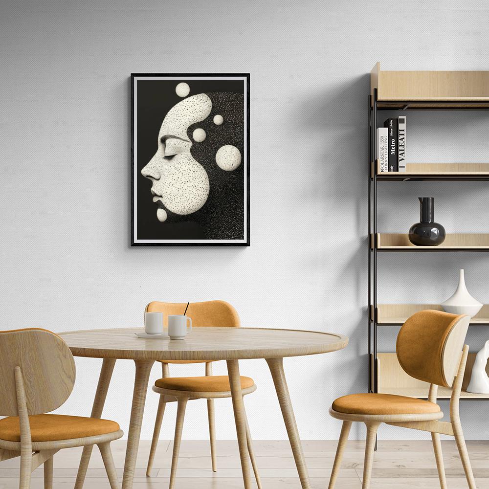 Portrait Abstrait dans un intérieur