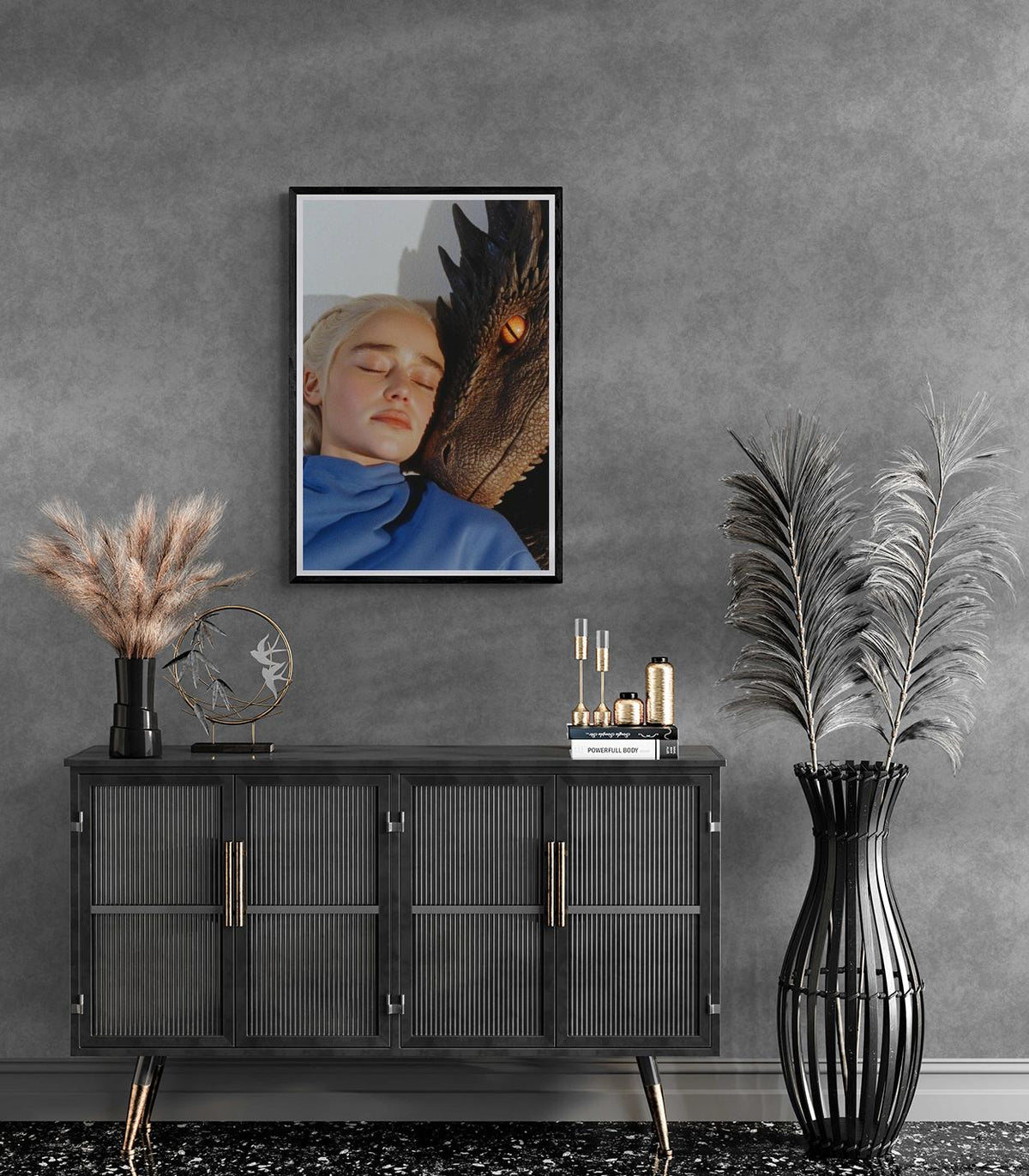 Daenerys Targaryen dans un intérieur