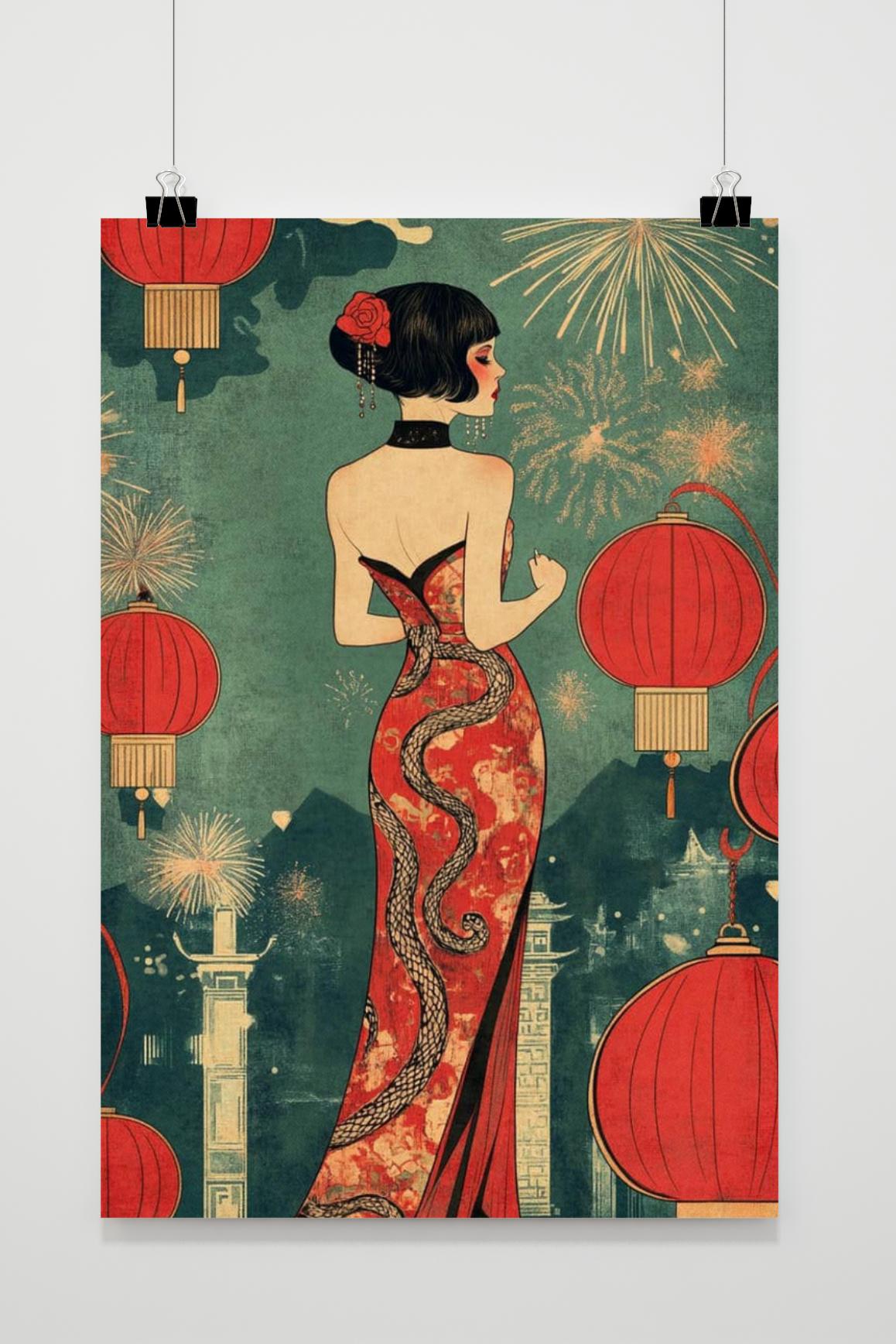Affiche Femme Orientale de 25 Artstreet