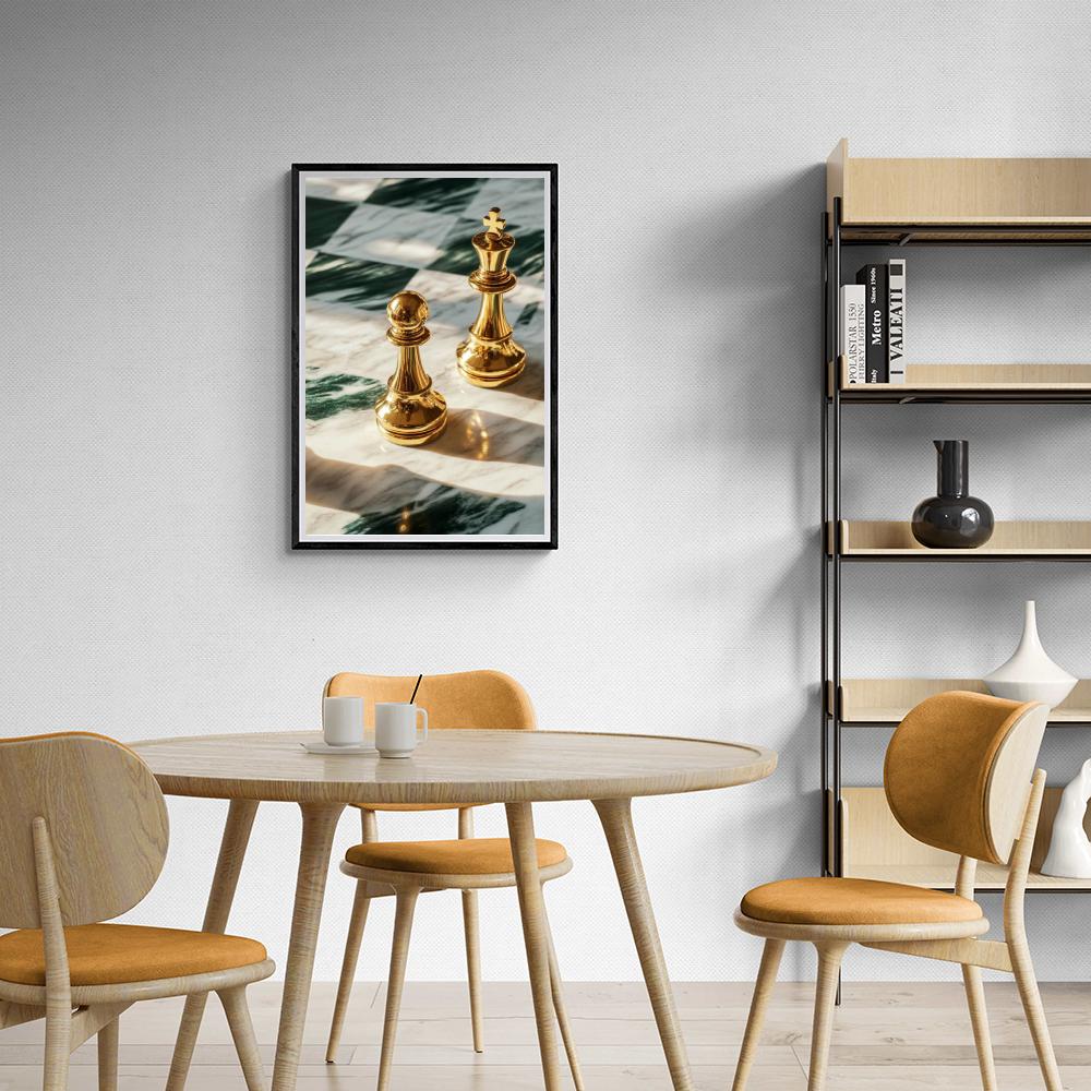 Partie d'Échecs dans un intérieur